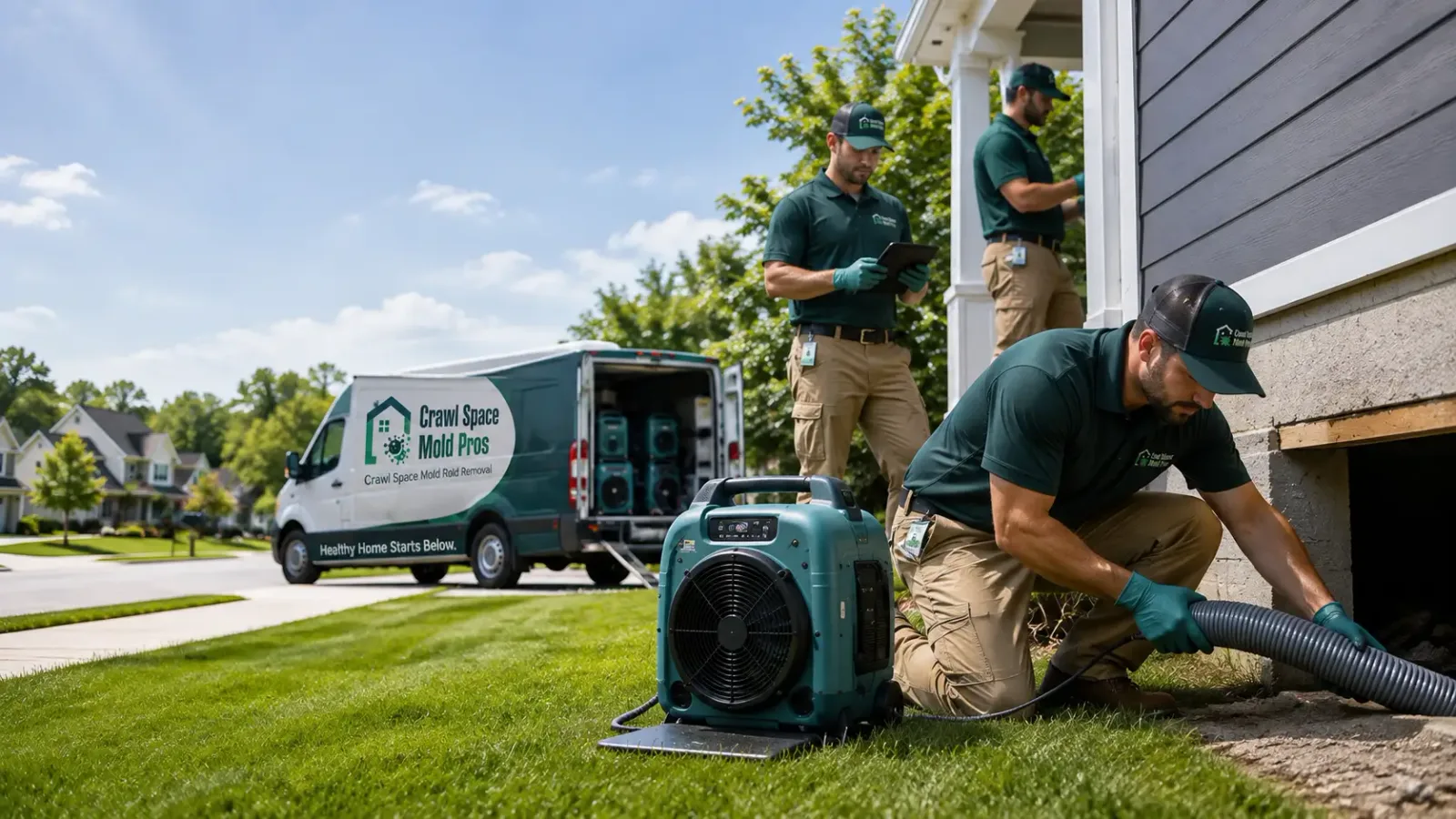 Crawl Space Mold Removal in Poway, CA